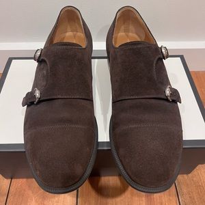 Gucci double monk strap loafer.